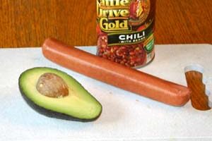 Bowl of Chili Dogs- Easy Gluten Free Lunch